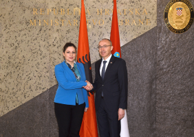 Ministrica obrane Albanije u posjetu MORH-u